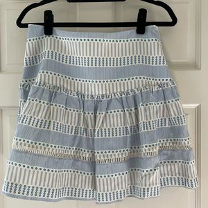 NWOT Marie Oliver striped mini skirt